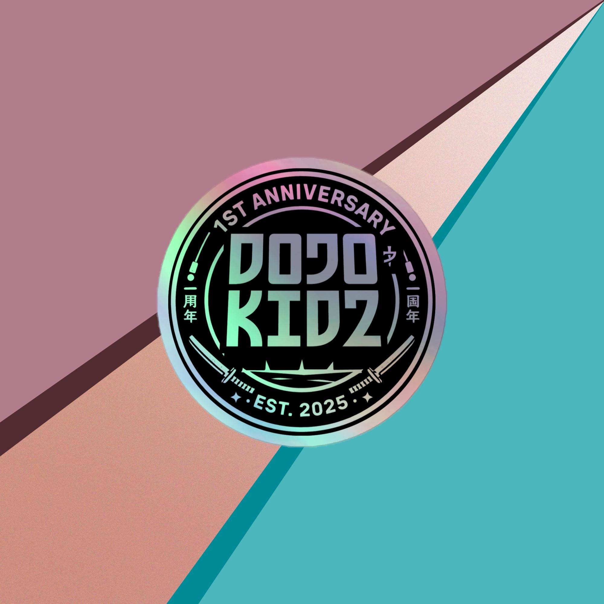 DK 1st Anniversary Holographic stickers