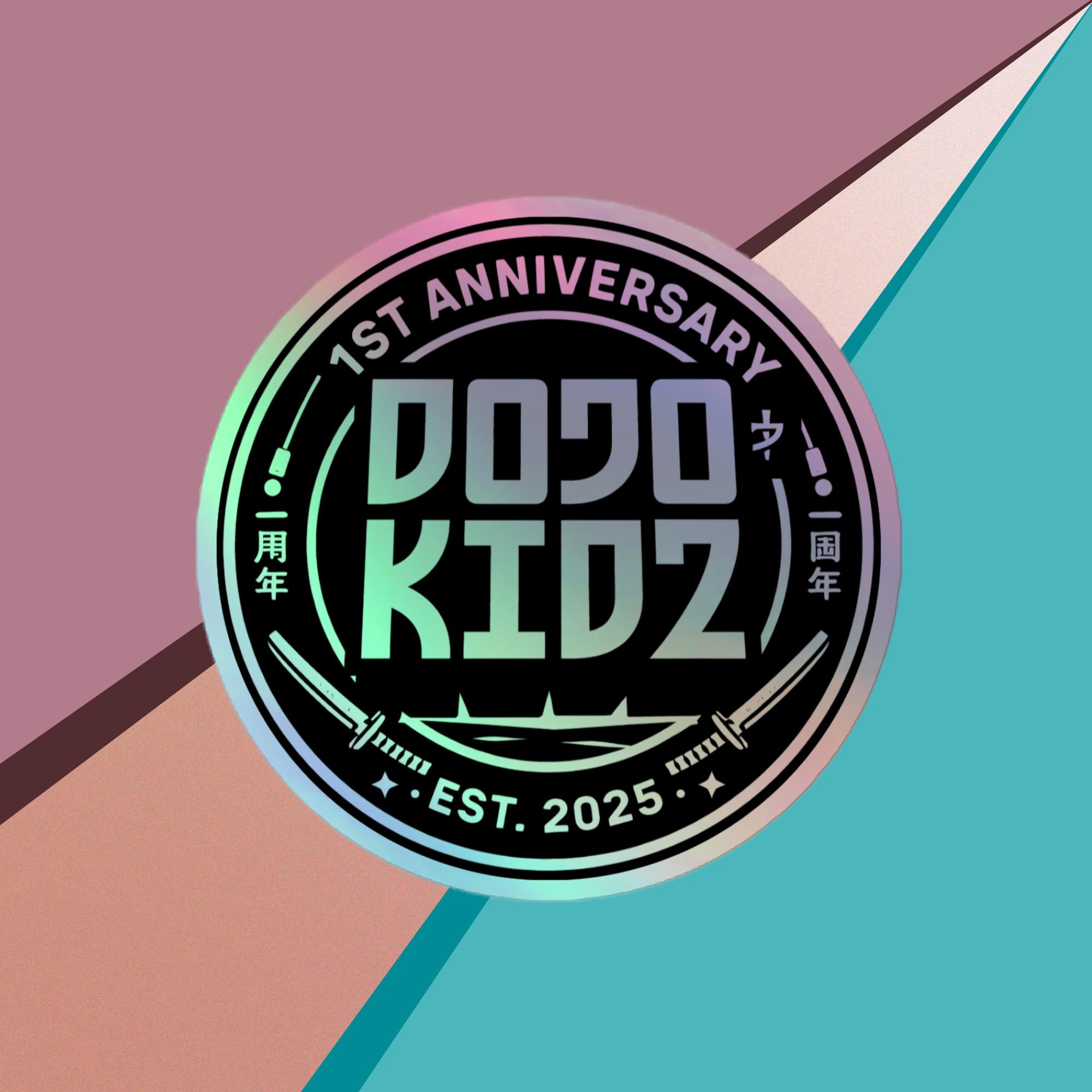 DK 1st Anniversary Holographic stickers