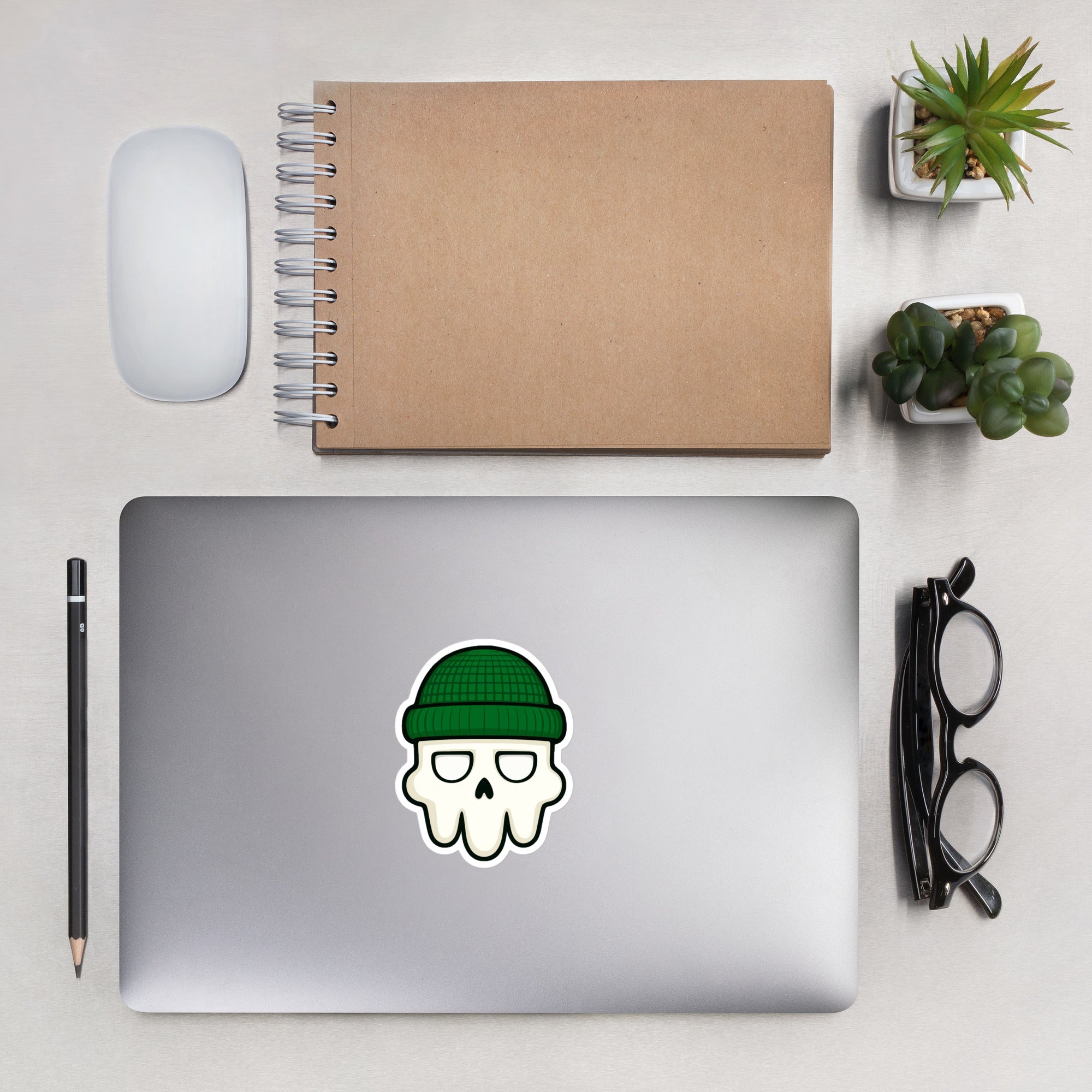 Skull Beanie Sticker
