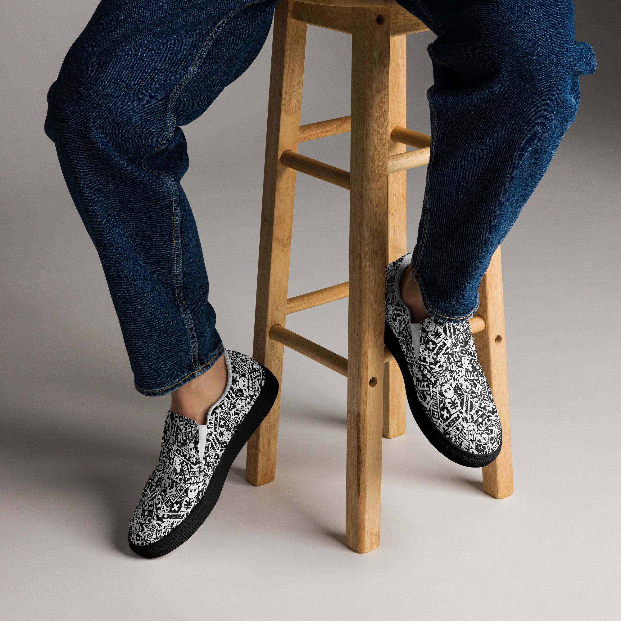 DK 1st Anniversary Slip-On Canvas Sneakers - Sabotage Edition